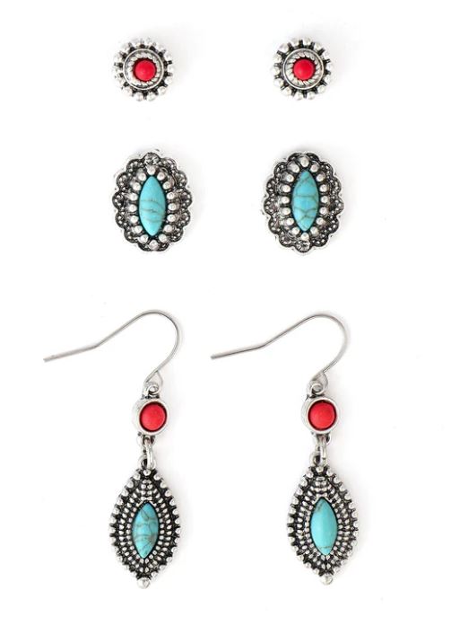 le bos Cowgirl Confetti Without a Hitch Earring Set CCER101