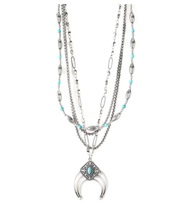 le bos Cowgirl Confetti You Got Me Necklace CCNEC97