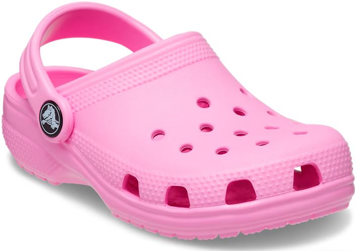 le bos Crocs Taffy Pink Toddler Classic Clog 206990