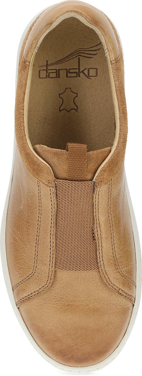 Le Bos Dankso Tan Milled Burnished Women's Comfort Sneakers 10105-640300