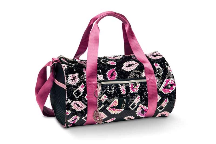 le bos Danshuz Lips X Lipstix Roll Duffel Bag B20538