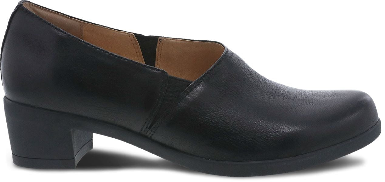 Le Bos Dansko Black Camdyn Burnished Nubuck Womens Pull On Shoes 3216-100200