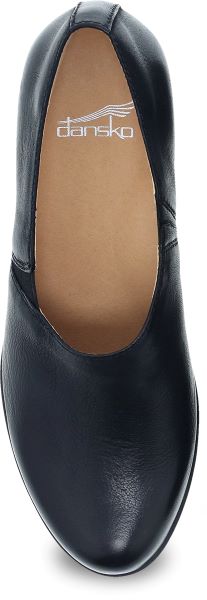 Le Bos Dansko Black Camdyn Burnished Nubuck Womens Pull On Shoes 3216-100200