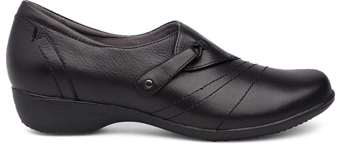 Le Bos Dansko Black Franny Women's Leather Shoes 5500-100200