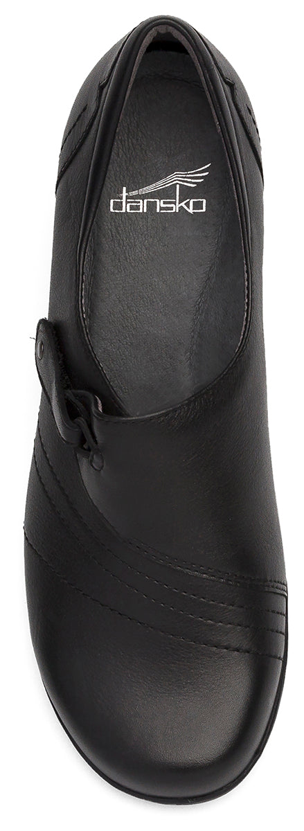 Le Bos Dansko Black Franny Women's Leather Shoes 5500-100200
