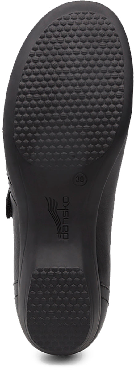 Le Bos Dansko Black Franny Women's Leather Shoes 5500-100200