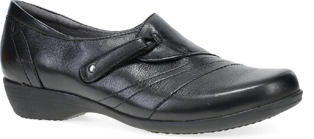 le bos Dansko Black Franny Women's Leather Shoes 5500-100200