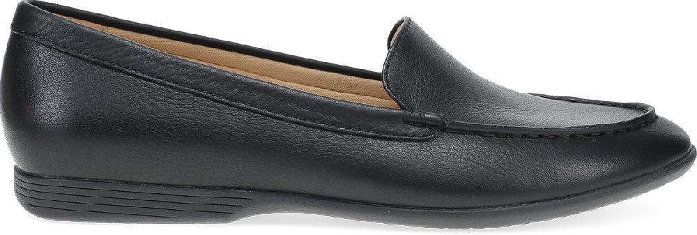 Le Bos Dansko Black Tumbled Flat Women's Shoes 2043-500200