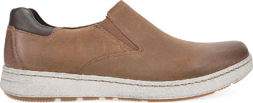 Le Bos Dansko Brown Burished Suede Trent Men's Slip On Sneakers 8905-780300