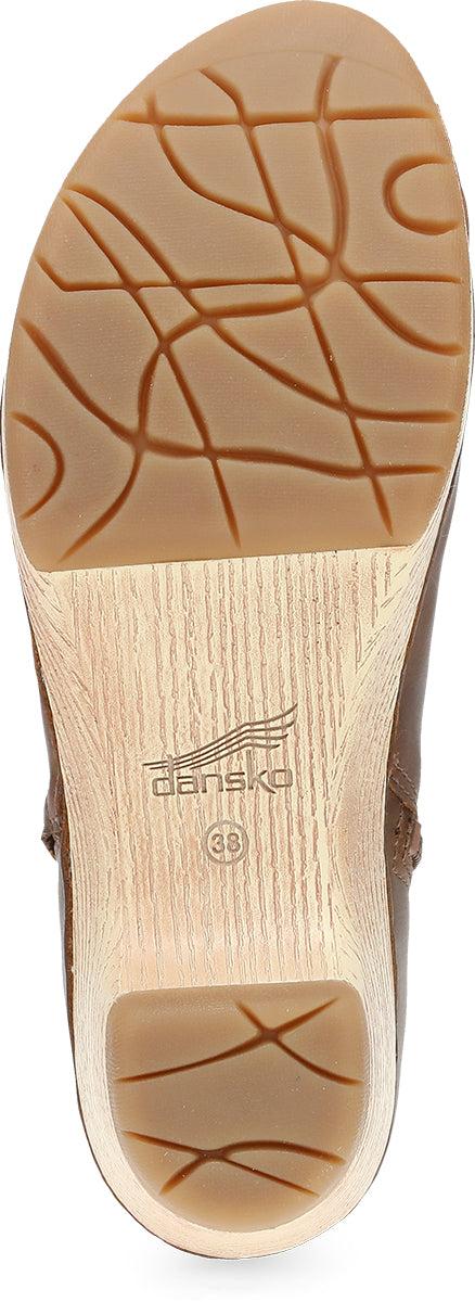 Le Bos Dansko Tan Oiled Pull Up Women's Booties 2217-641400