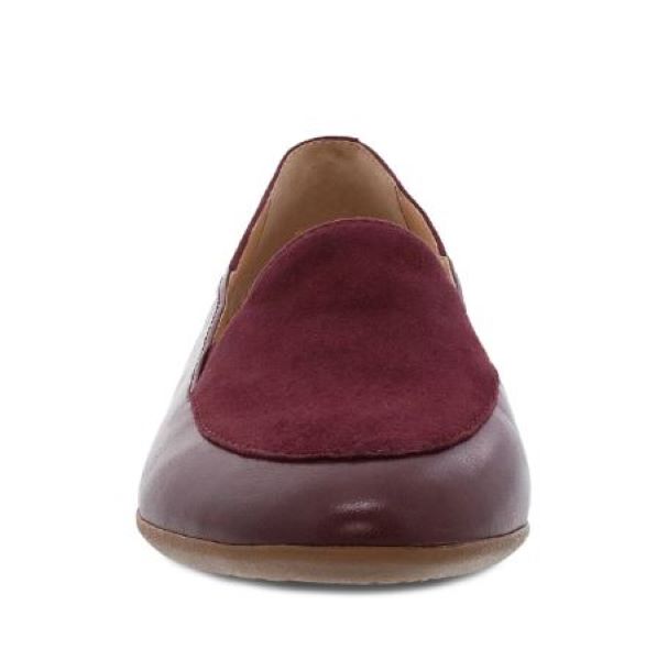 Le Bos Dansko Wine Glazed Leather Lace Women's Loafers 2040-880600