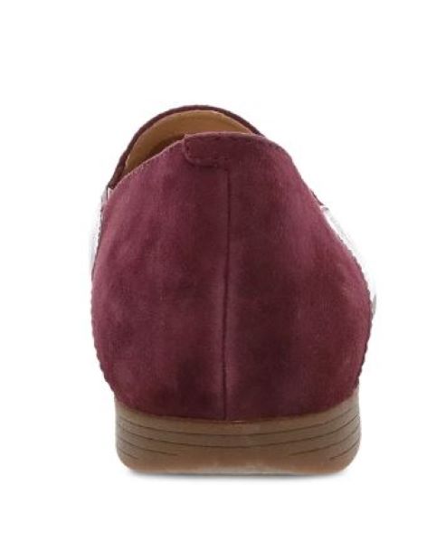 Le Bos Dansko Wine Glazed Leather Lace Women's Loafers 2040-880600