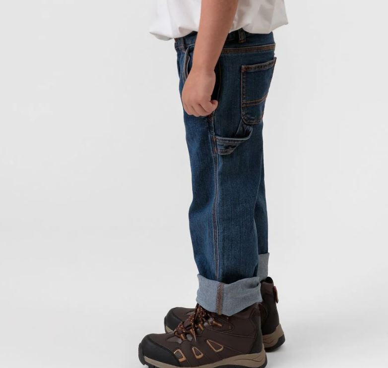 Le Bos Deer Stages Brown Drew Children's Hiking Boots DREW-BRN