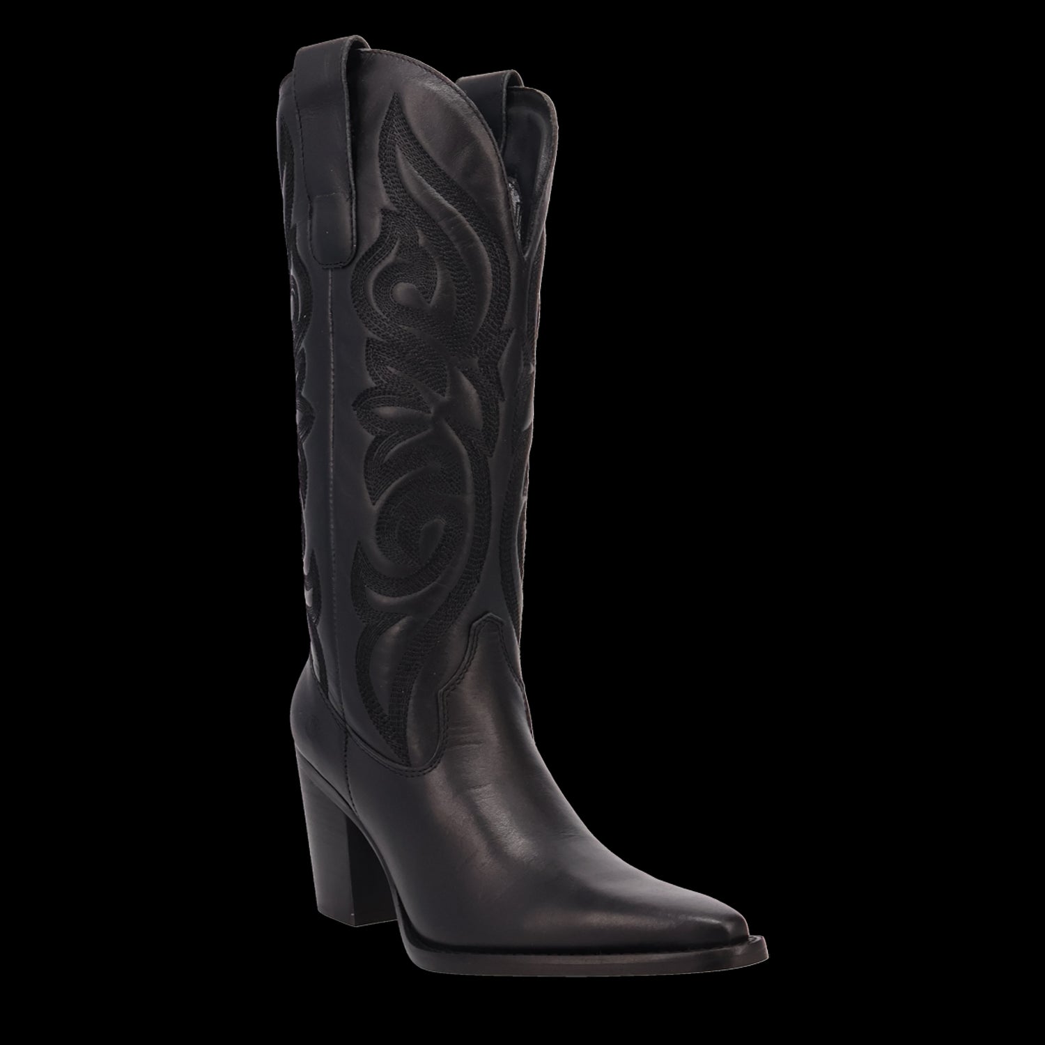 Le Bos Dingo Black Hensley 13 Inch Snip Toe Women's Leather Boots DI2246-BLK