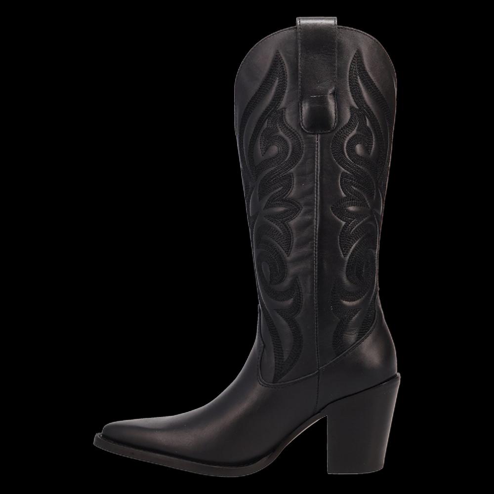 Le Bos Dingo Black Hensley 13 Inch Snip Toe Women's Leather Boots DI2246-BLK