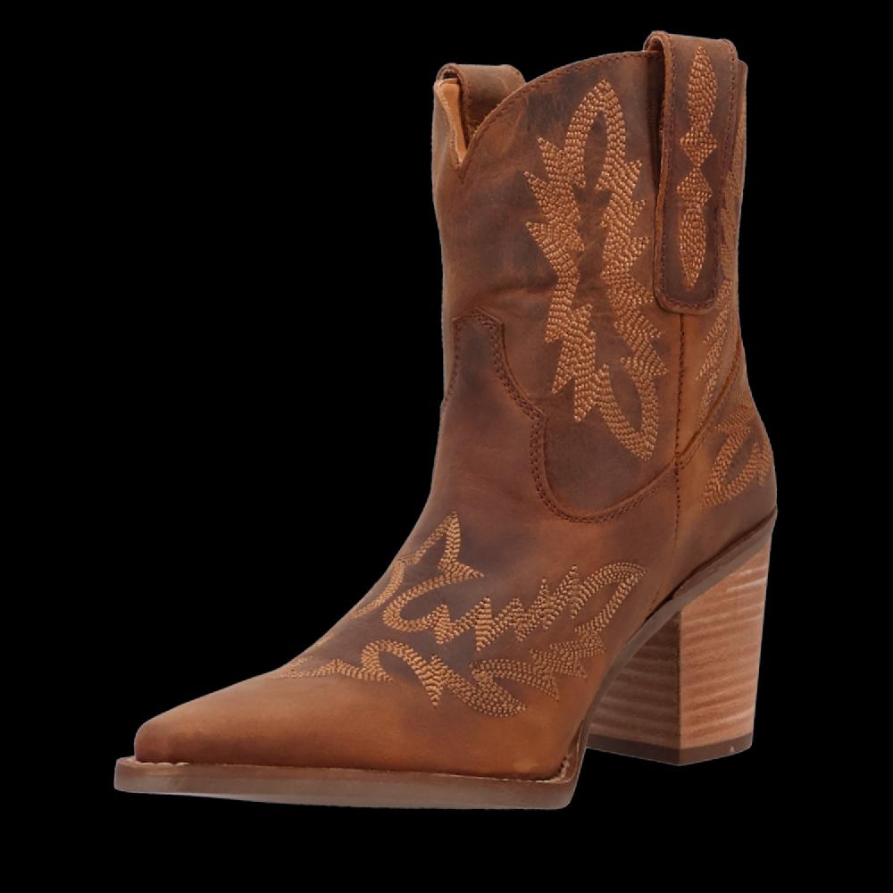 Le Bos Dingo Brown Rocky Top Women's Leather Booties DI2272-BRN