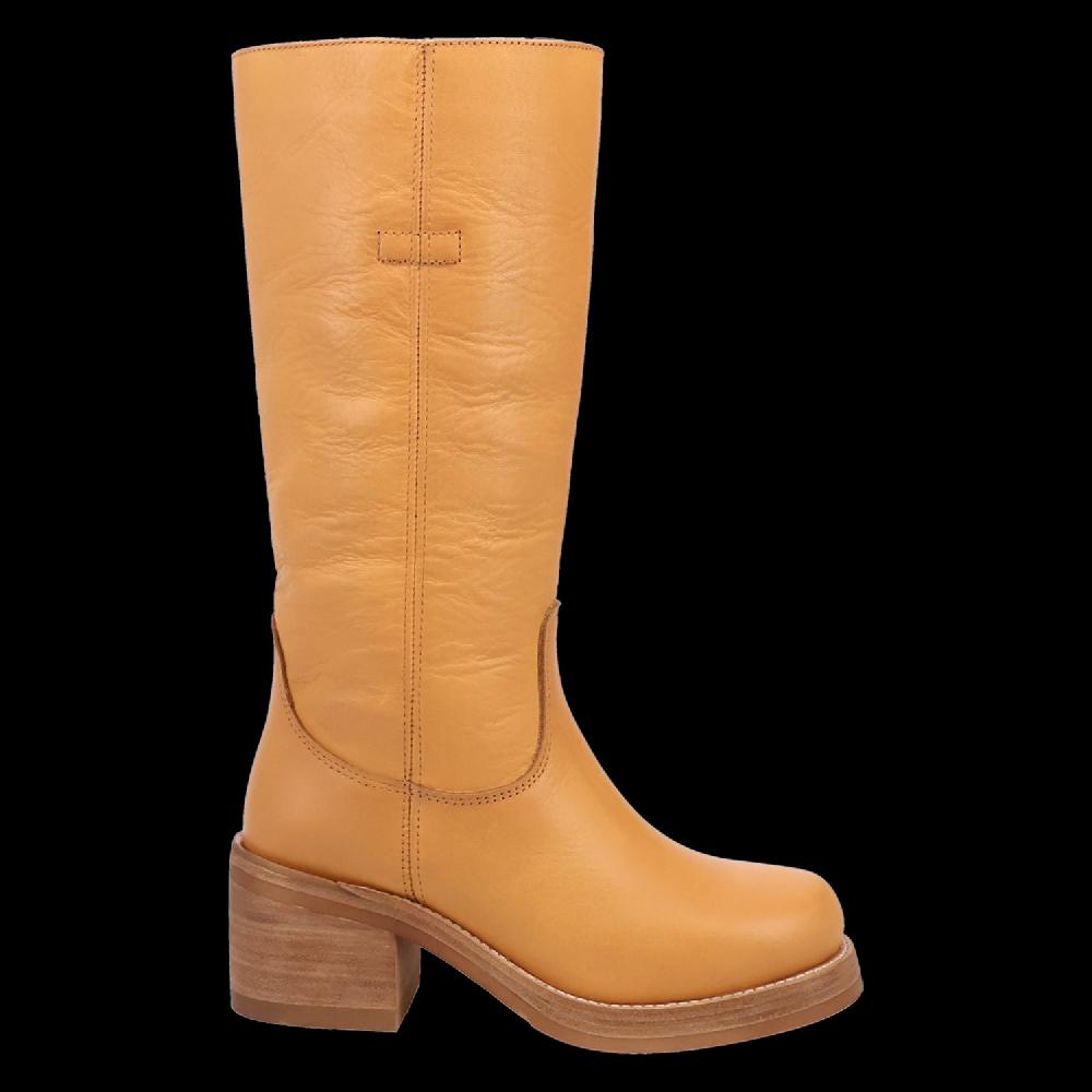 Le Bos Dingo Plantain Vagabond Women's 12 Inch Round Toe Leather Boots DI2287-PLANTAIN