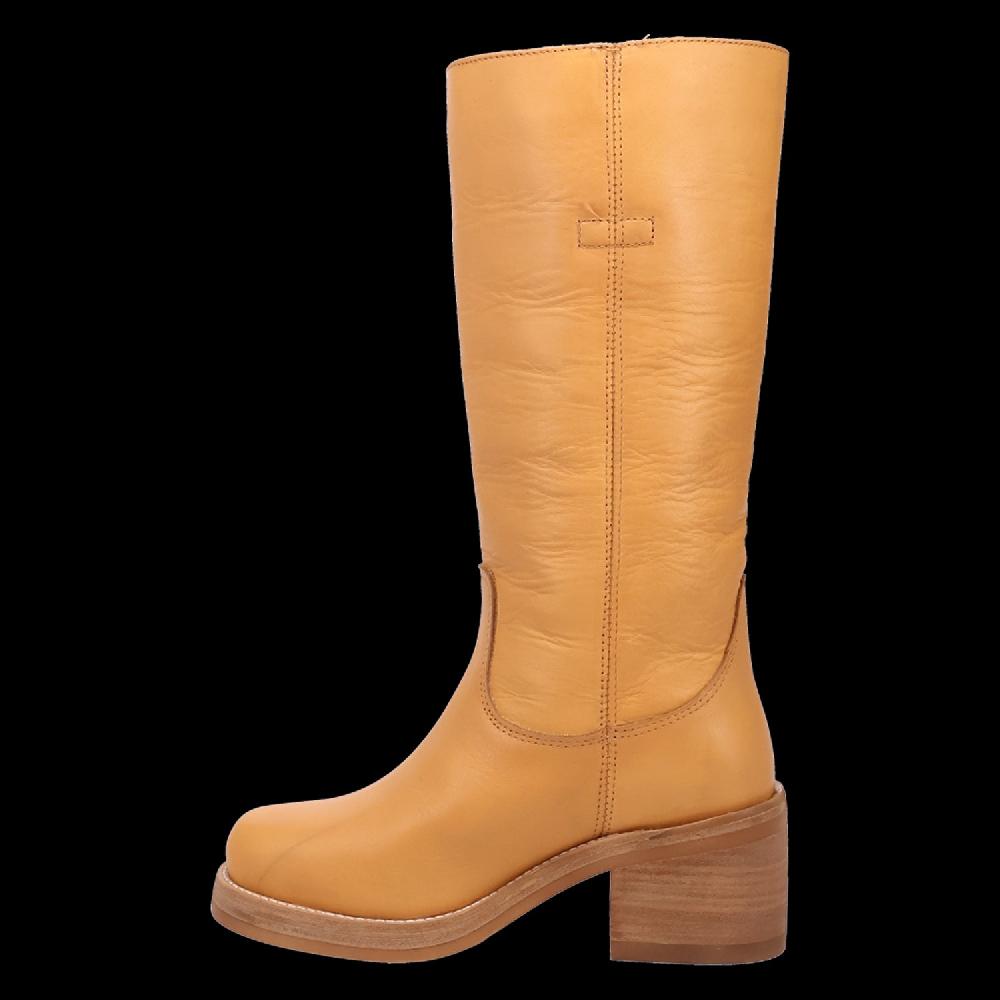 Le Bos Dingo Plantain Vagabond Women's 12 Inch Round Toe Leather Boots DI2287-PLANTAIN
