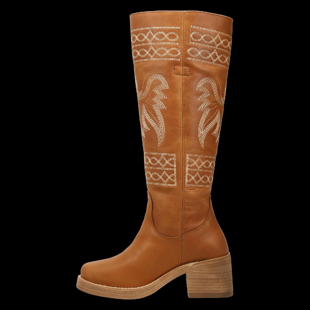 Le Bos Dingo Tan Avalon Women's Leather Boots DI2288-TAN