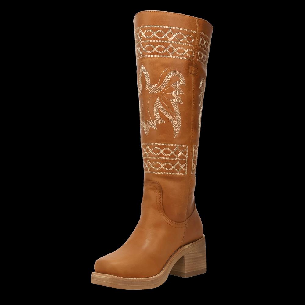 Le Bos Dingo Tan Avalon Women's Leather Boots DI2288-TAN
