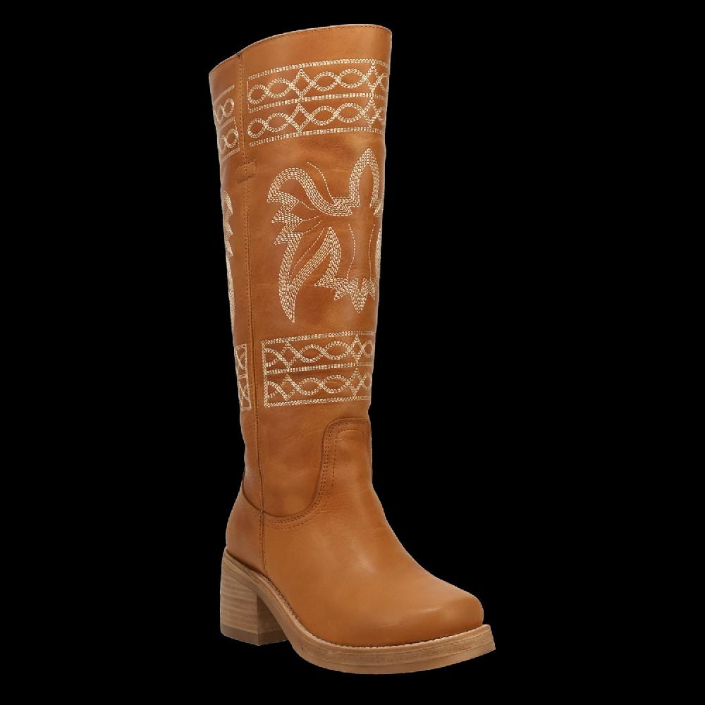 le bos Dingo Tan Avalon Women's Leather Boots DI2288-TAN