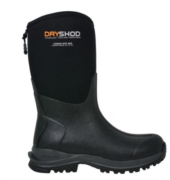 le bos Dryshod Black Legend MXT Adventure Mid Womens Boots LGX-WM-BK