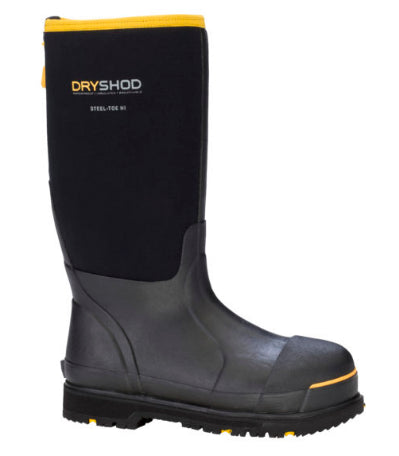 le bos Dryshod Steel-Toe Adjustable Gusset Work Boot STT-UH-BK