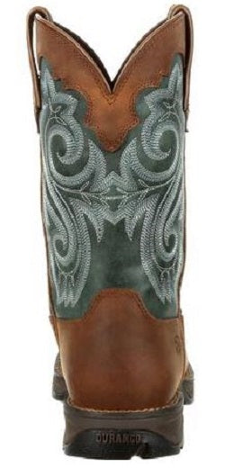 Le Bos Durango Brown And Everygreen Lady Rebel Womens Waterproof Western Boot DRD0312