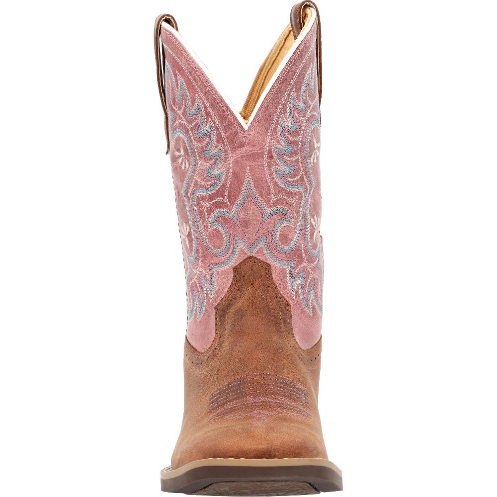 Le Bos Durango Brown/Rose Shyloh Women's Western Boots DRD0484