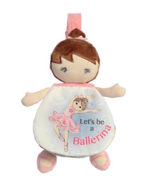 le bos Ebba Story Pals 9 inch Let's Be a Ballerina Soft Book 23199