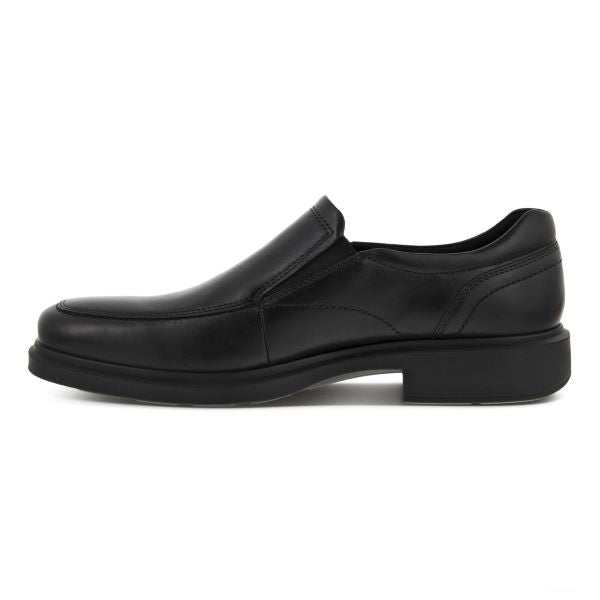 Le Bos Ecco Black Helsinki 2.0 Mens Apron Toe Slip-On Shoes 500154-01001