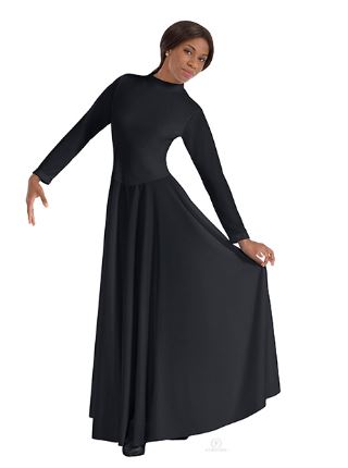 le bos Eurotard Adult Plus High Neck Simplicity Dress 13847P