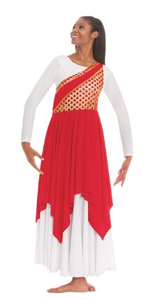 Le Bos Eurotard Girls Blessed Grace Tunic Top 79567C **ONLINE ONLY**