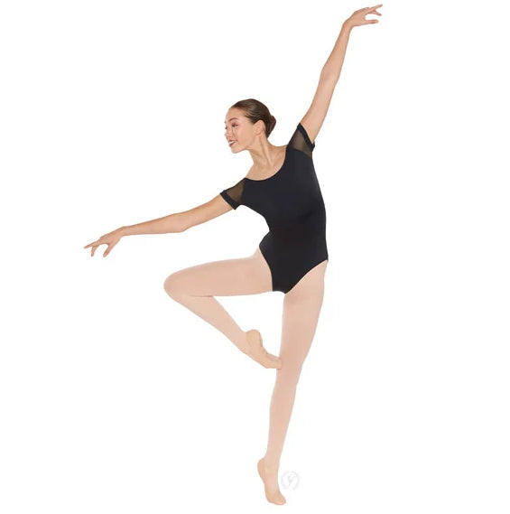 Eurotard Silhouette Mesh Cap Sleeve Leotard 41420C