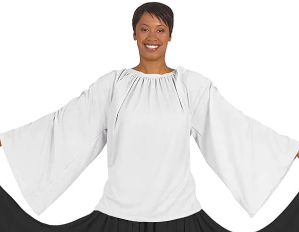 le bos Eurotard Unisex Polyester Loose Fit Angel Sleeve Praise Top 13730