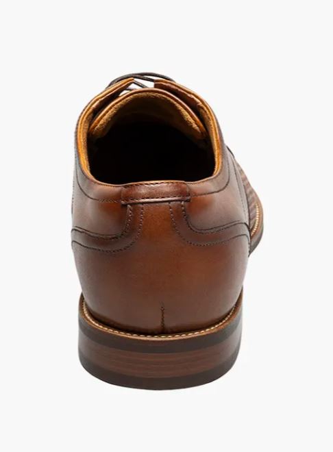 Le Bos Florsheim Cognac Rucci Weave Cap Toe Men's Oxford Shoes 13407-221