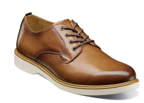le bos Florsheim Cognac Supacush Plain Toe Mens Oxford Shoes 13317-221