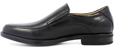 Le Bos Florsheim Midtown Moc Slip On Black Leather Mens Dress 12137-001