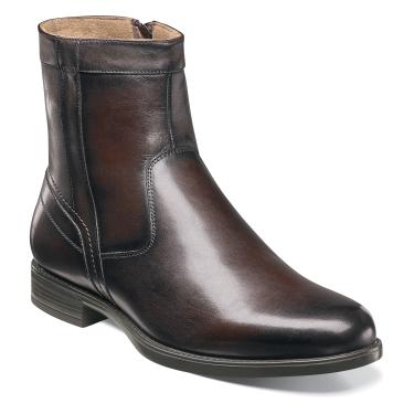 le bos Florsheim Midtown Plain Toe Boot Brown Leather Mens Dress 12140-200