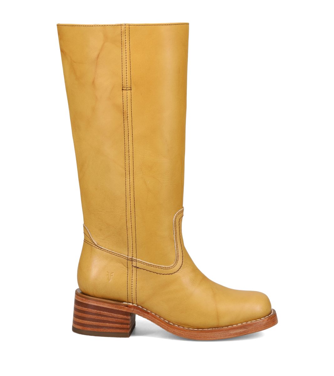 Le Bos Frye Banana Campus 14L Wide Calf 13 Inch Women's Round Toe Leather Western Boots 3477050WC-BAN