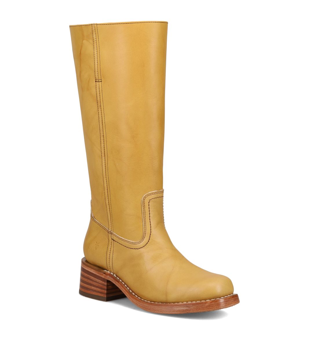 le bos Frye Banana Campus 14L Wide Calf 13 inch Women's Round Toe Leather Western Boots 3477050WC-BAN