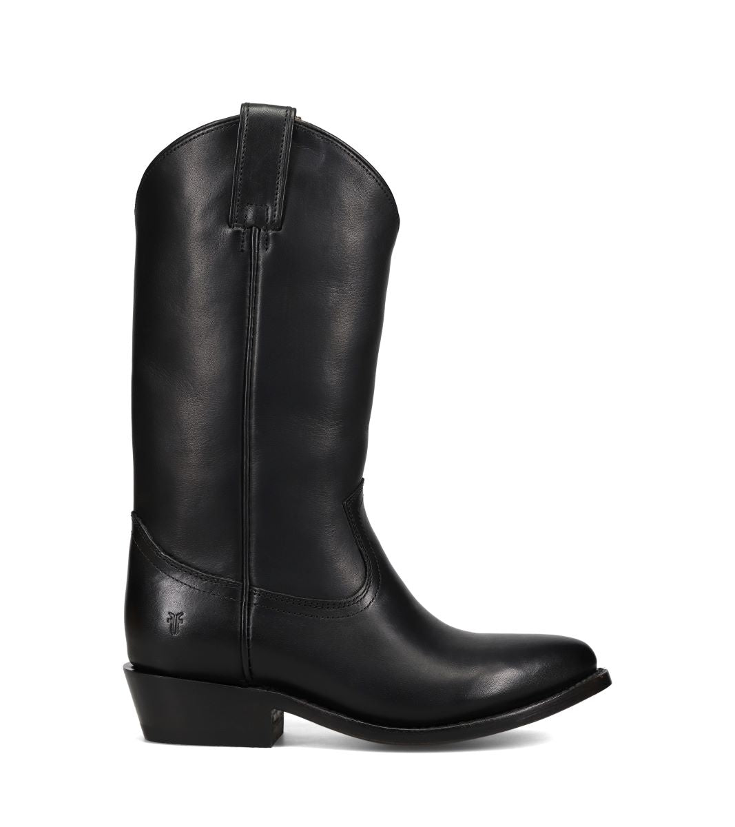 Le Bos Frye Black Billy Women's 11.5 Inch Pointed Toe Pull On Boots 3470428-BLK