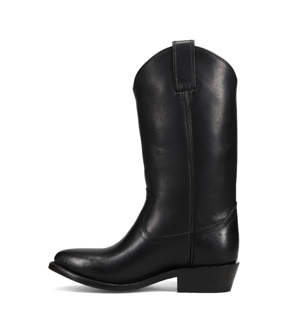 Le Bos Frye Black Billy Women's 11.5 Inch Pointed Toe Pull On Boots 3470428-BLK