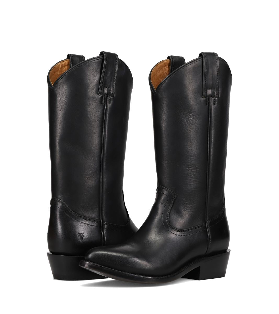 Le Bos Frye Black Billy Women's 11.5 Inch Pointed Toe Pull On Boots 3470428-BLK