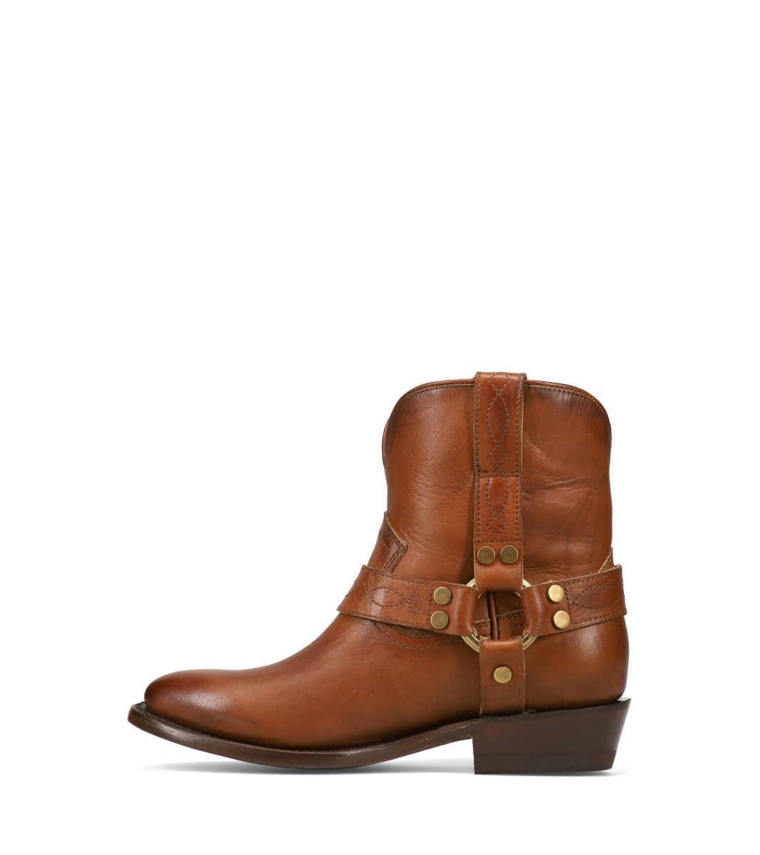 Le Bos Frye Saddle Billy Short Harness Women's Western Short Boots FR41242-SADD