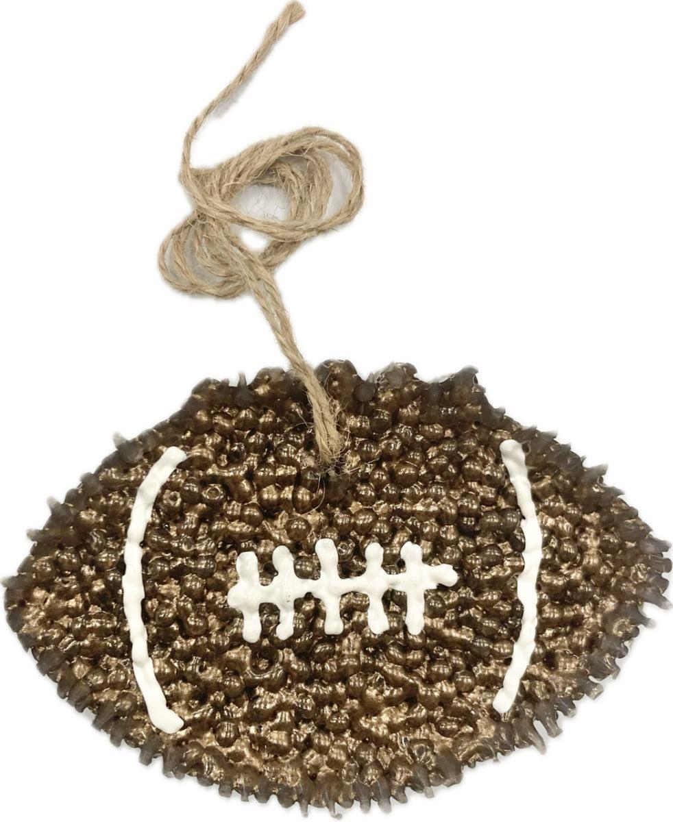 le bos Funky Freshies Brown Football Shaped Leather Scented Freshener 1607