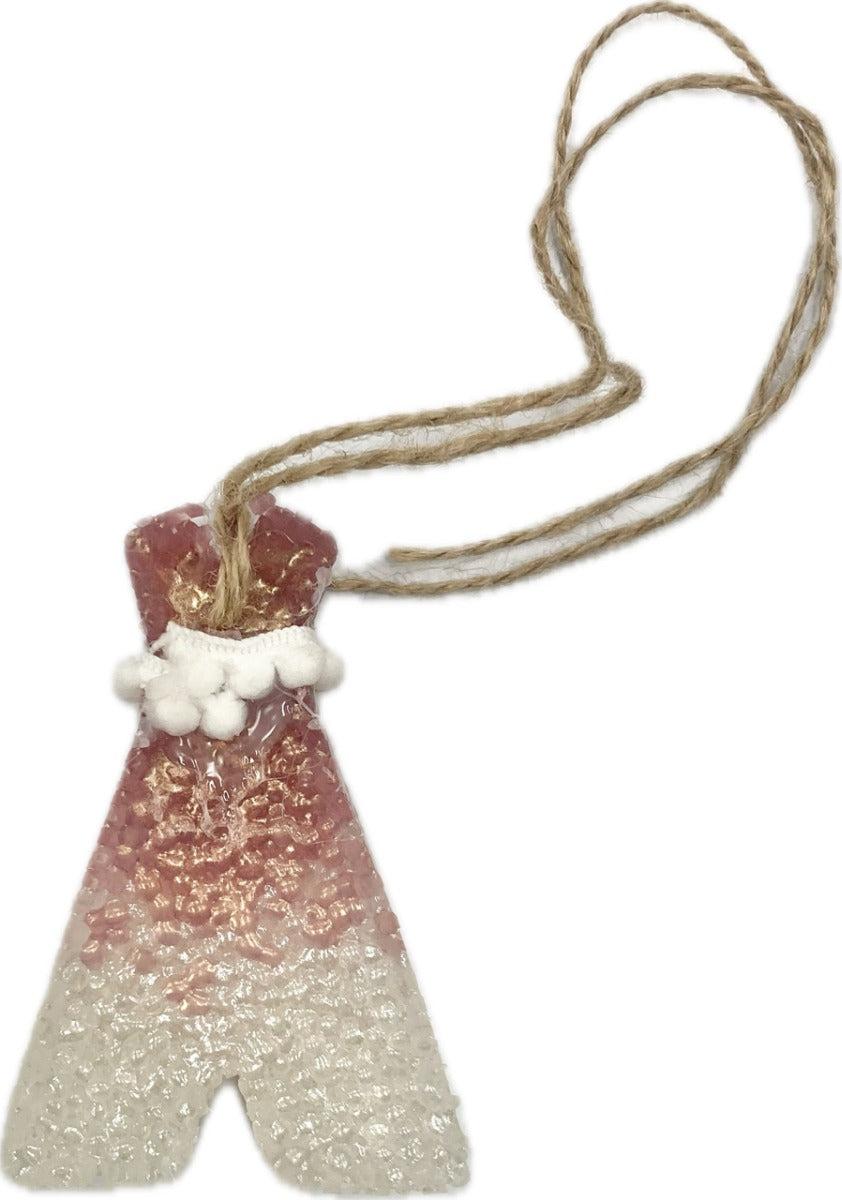 le bos Funky Freshies Light Pink Teepee Shaped Sweet Grace Scented Freshener 1618