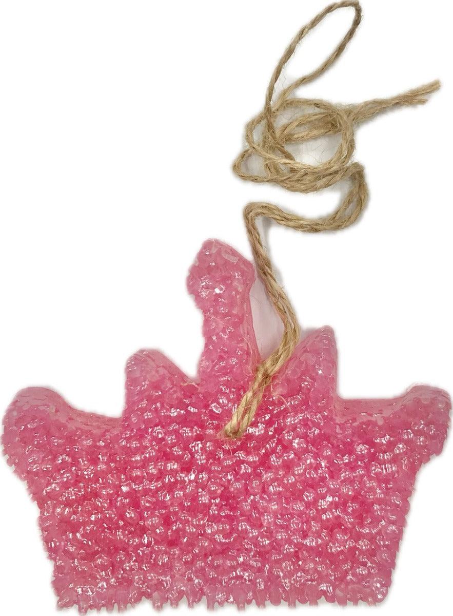 le bos Funky Freshies Pink Crown Shaped Pink Sugar Scented Freshener 1622