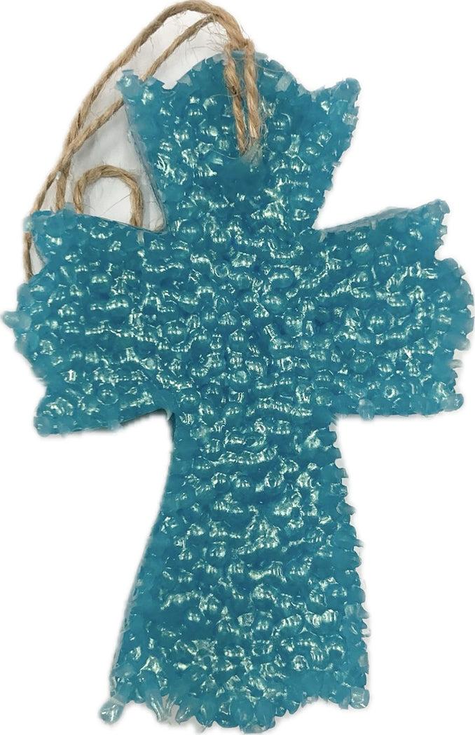 le bos Funky Freshies Turquoise Cross Shaped Bird of Paradise Scented Freshener 1608
