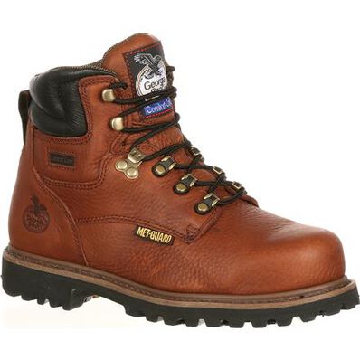 le bos Georgia Boot Briar Brown Hammer Internal Metatarsal Steel Toe Men's Work Boot G6315 **ONLINE ONLY